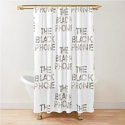 The Black Phone Shower Curtain