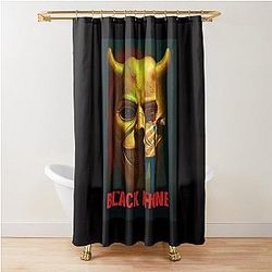 The black phone poster Shower Curtain