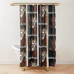 The Black Phone Poster Shower Curtain