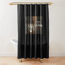 The Black Phone Shower Curtain