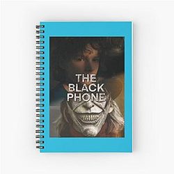 The Black poster Spiral Notebook