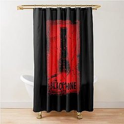 Silent Whispers of the Black Phone Shower Curtain