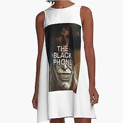 The Black Phone A-Line Dress