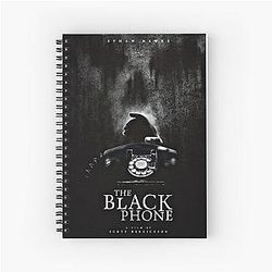 The black phone 2022 Spiral notebook