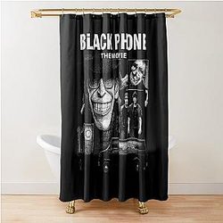 The Black Phone Shower Curtain