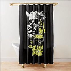 The Black Phone Never to strangers Shower Curtain