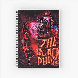 A Haunting Melody The Black Phone Spiral Notebook