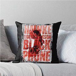 Shadows of The Black Phone Throw Pillow