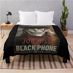 The Black Horror Poster Throw Blanket