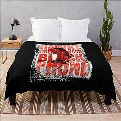Shadows of The Black Phone Horror Throw Blanket