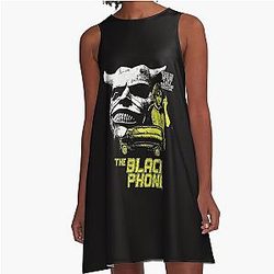 The Black Phone   A-Line Dress