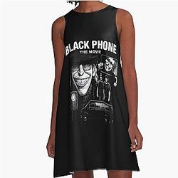 The Black Phone A-Line Dress