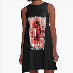 Shadows of the Black Phone A-Line Dress