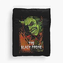 Lost Connections Black Phone Duvet Cover