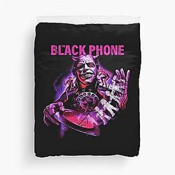 The Enigma of the Black Phone Duvet Cover