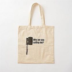 Why are you calling me The Black Phone Cotton Tote Bag