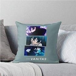 Vanitas Cuts - The case study of Vanitas Vanite no Carte Throw Pillow