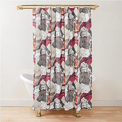 The Case of Vanitas Shower Curtain