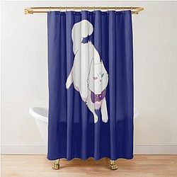 CAT - The Case Study of Vanitas Shower Curtain