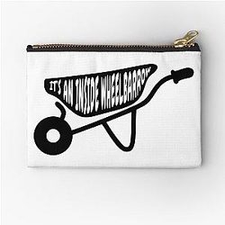 It's an Inside Wheelbarrow Zipper Pouch