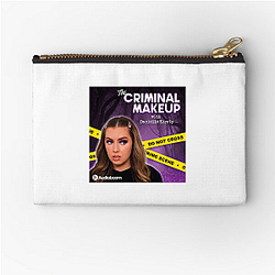 The Criminal Makeup Podcast is True Crime The Criminal Makeup Zipper Pouches