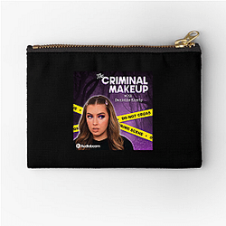 The Criminal Makeup Podcast is True Crime The Criminal Makeup Zipper Pouches
