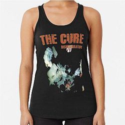 Disintegration The Cure Racerback Tank Top