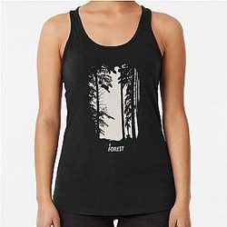 The Cure Forest Racerback Tank Top