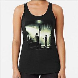 The Cure and The Exorcist Mashup Racerback Tank Top