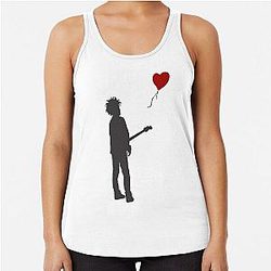 Robert the Smith Banksy Racerback Tank Top