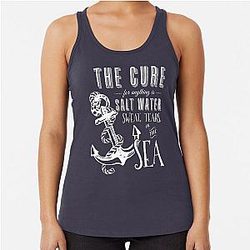 The Cure for Anything Is Saltwater Tank Top