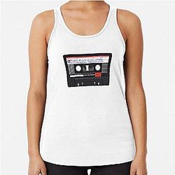 Cassette Tape The Cure Racerback Tank Top
