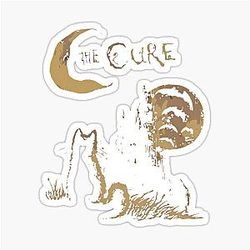 The Cure - Cat Moon Sticker