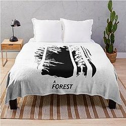 The Cure A Forest Throw Blanket