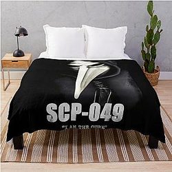 SCP-049 I AM THE CURE Throw Blanket