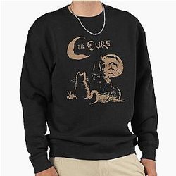 The Cure Cat Men's Gift Pullover Sweatshirt