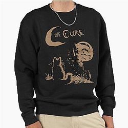 The Cure Cat Moon Alt Indie Rock Band Pullover Sweatshirt