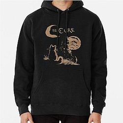 The Cure Cat 90s Alt Indie Rock Band Pullover Hoodie