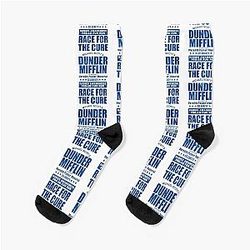 Dunder Mifflin Race for the Cure Socks
