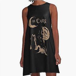 The Cure Alt Indie Rock Band A-Line Dress