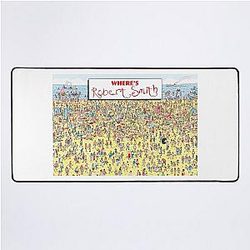 Where's Robert Smith The Cure Desk Mat