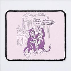 The Cure Love Cats Album Cover Vintage 90s Mouse Pad