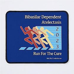 Bilateral Dependent Atelectasis - Run For The Cure Mouse Pad