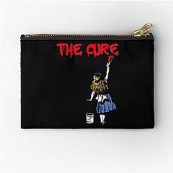 The Cure Red Zipper Pouch