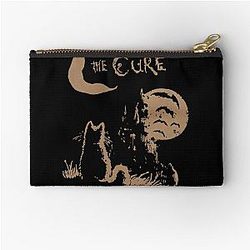 The Cure Cat Moon 90s Indie Rock Band Zipper Pouch
