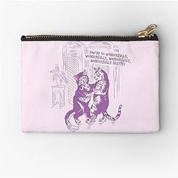 The Cure Lovecats Vintage 90s Zipper Pouch
