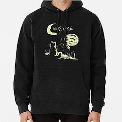 The Cure Graphic Tee with Spooky Castle Design and Gothic Band Alternative Music Hoodie