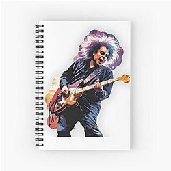 The Cure themed T-shirt Spiral Notebook