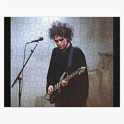Robert Smith lead singer of the band The Cure