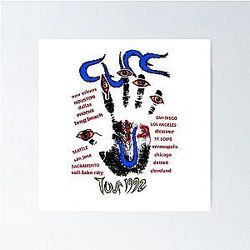 The Cure 1992 Tour Poster